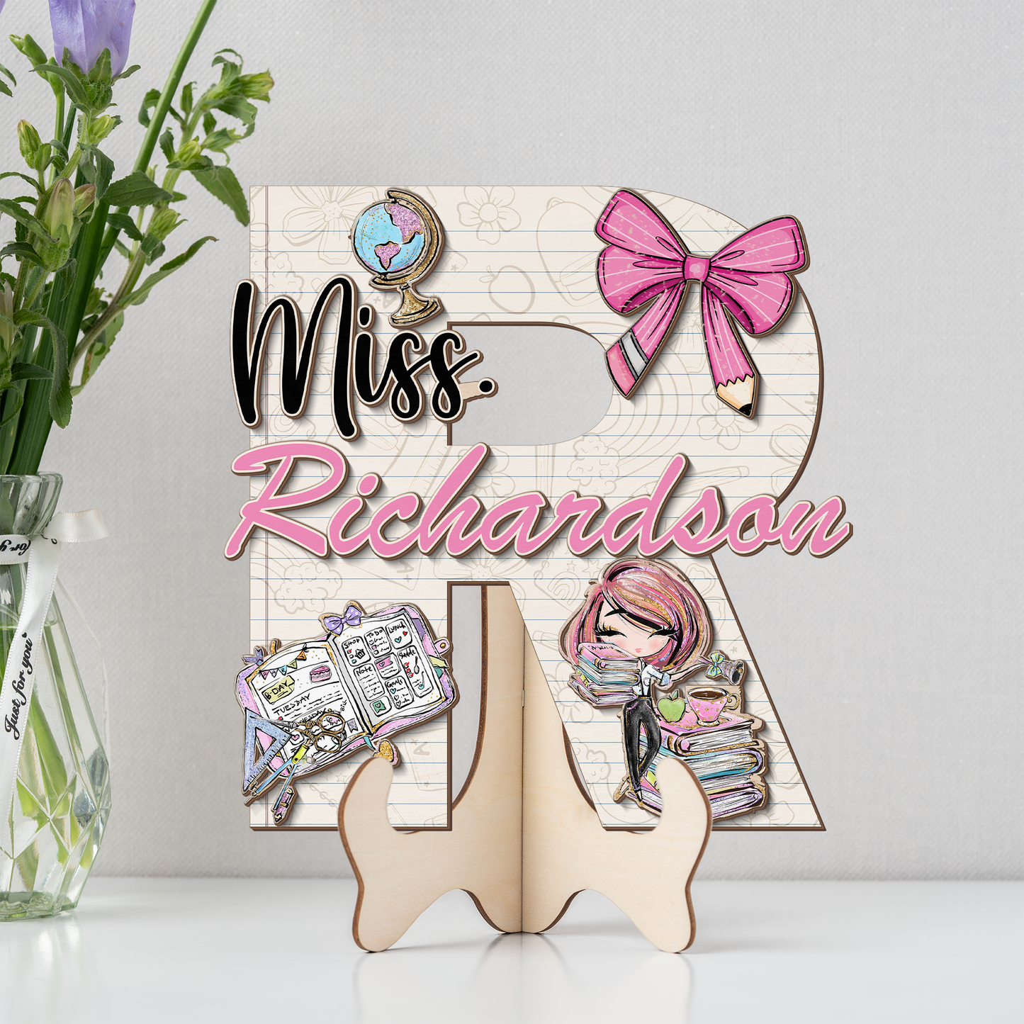 Teacher Letter Sign Letter Miss R