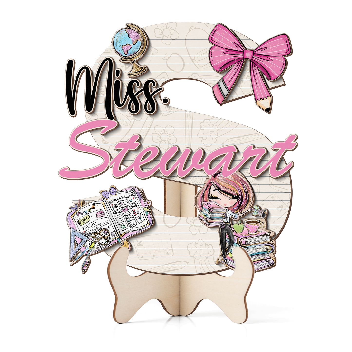 Teacher Letter Sign Letter Miss S