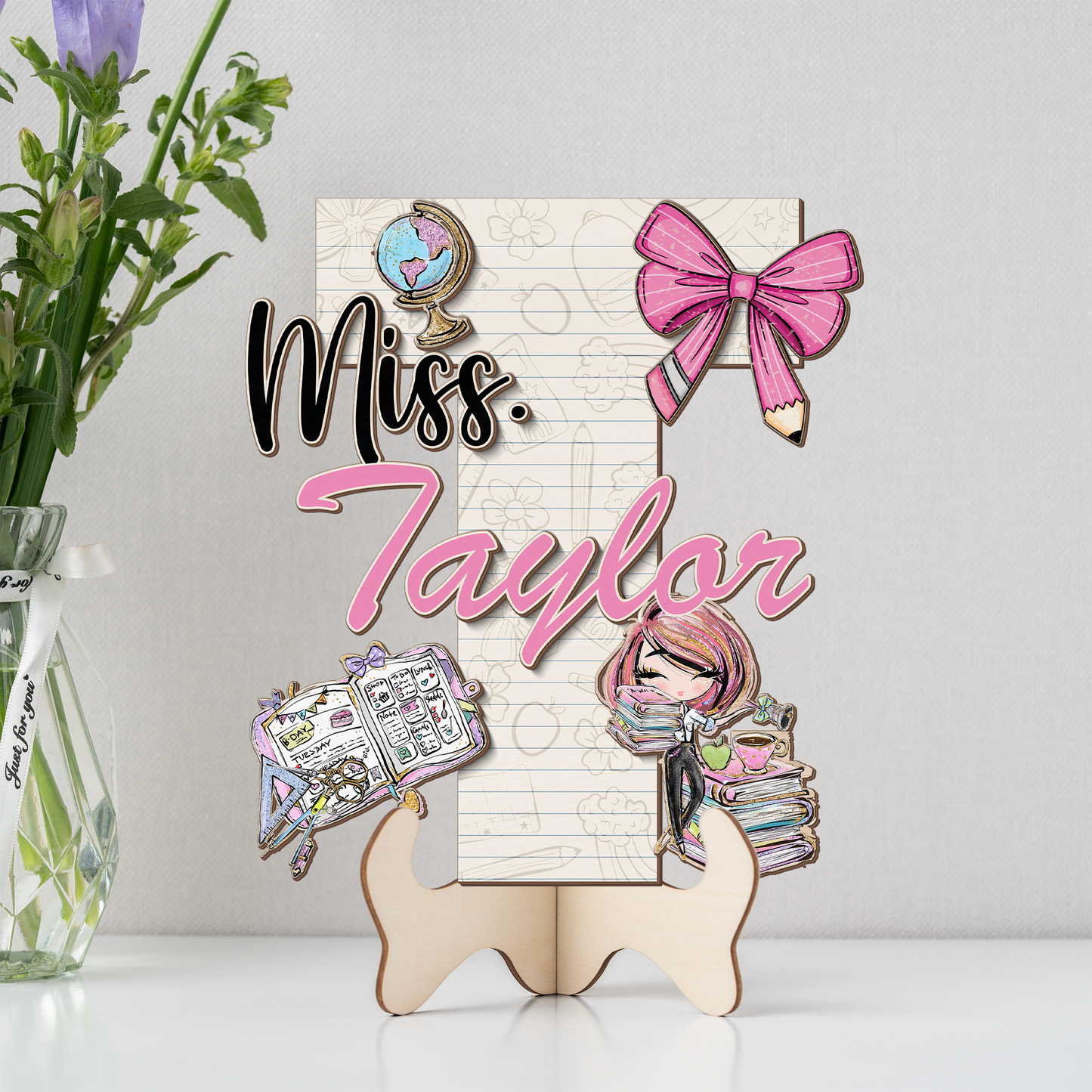 Teacher Letter Sign Letter Miss T