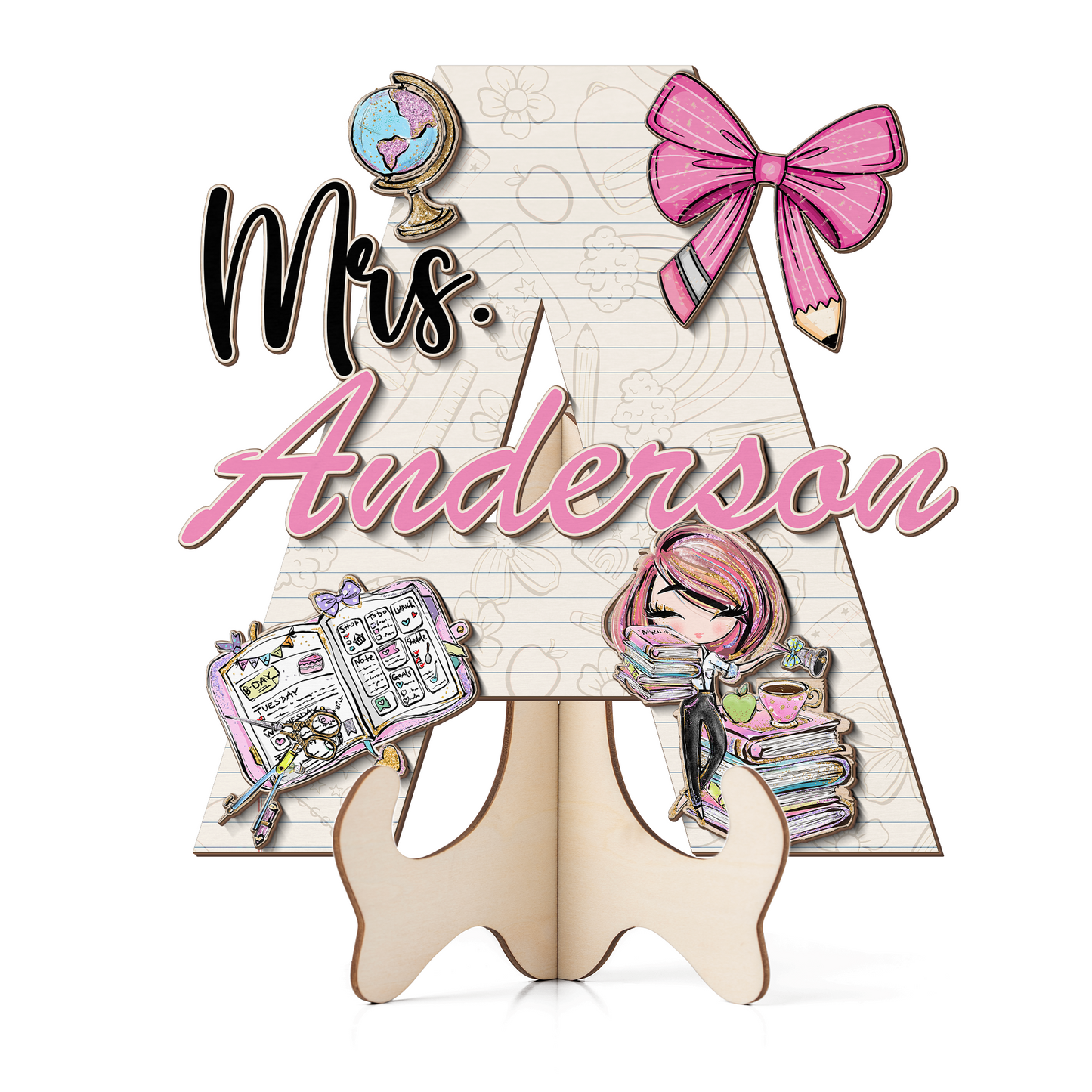 Teacher Letter Sign Letter Mrs A