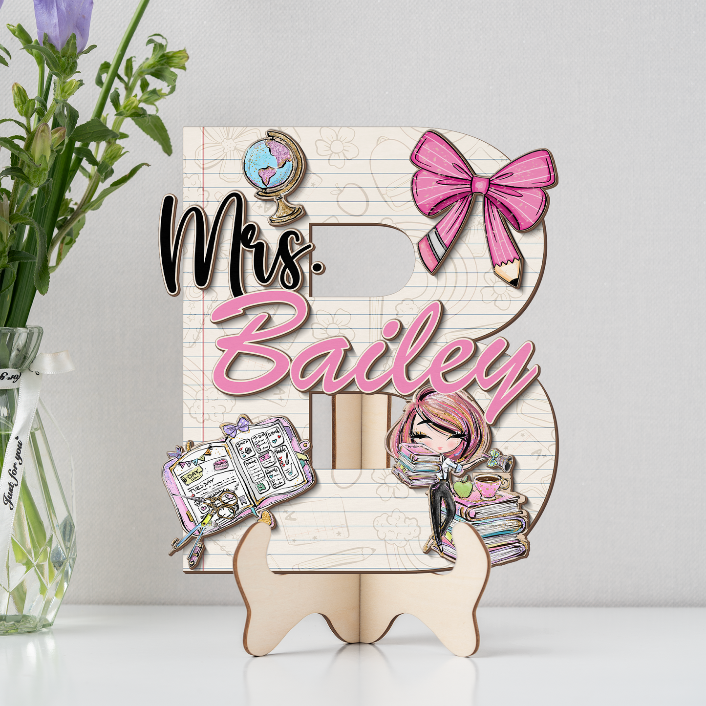 Teacher Letter Sign Letter Mrs B