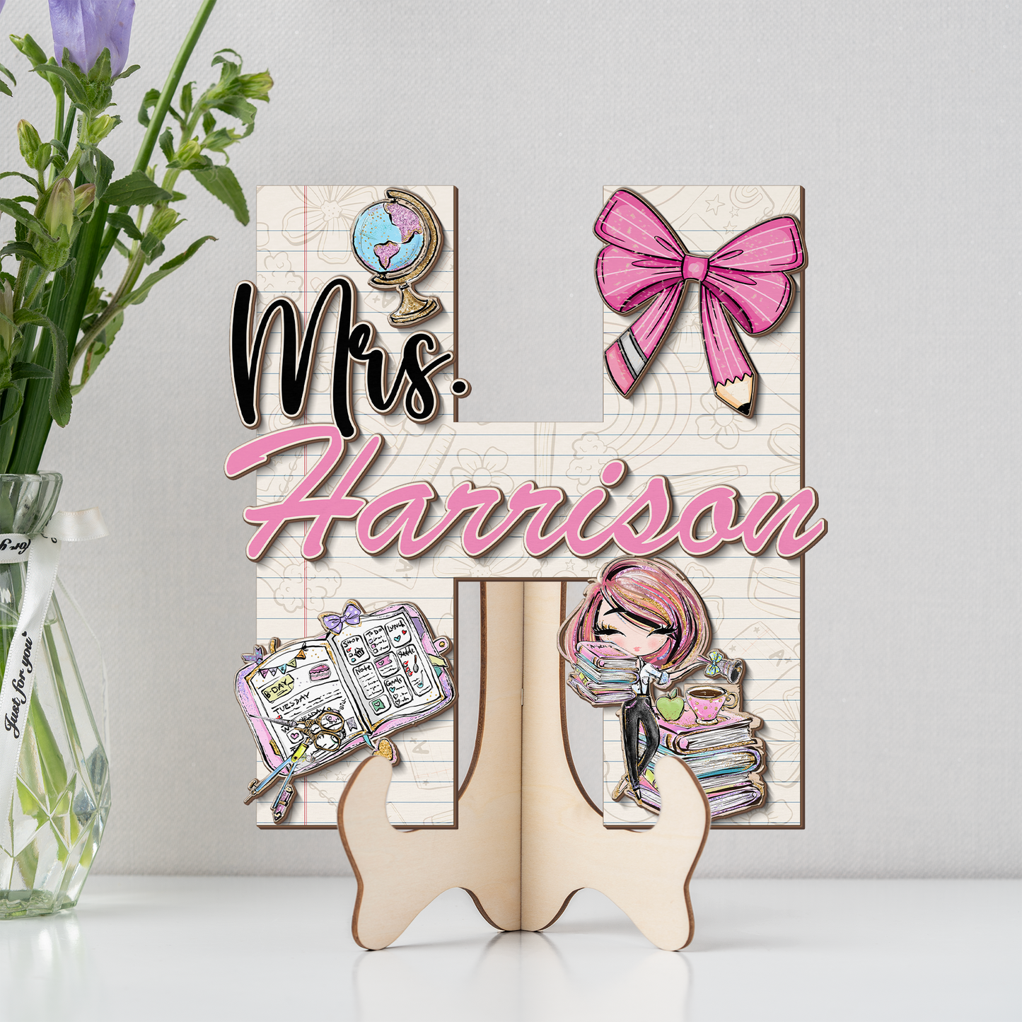 Teacher Letter Sign Letter Mrs H