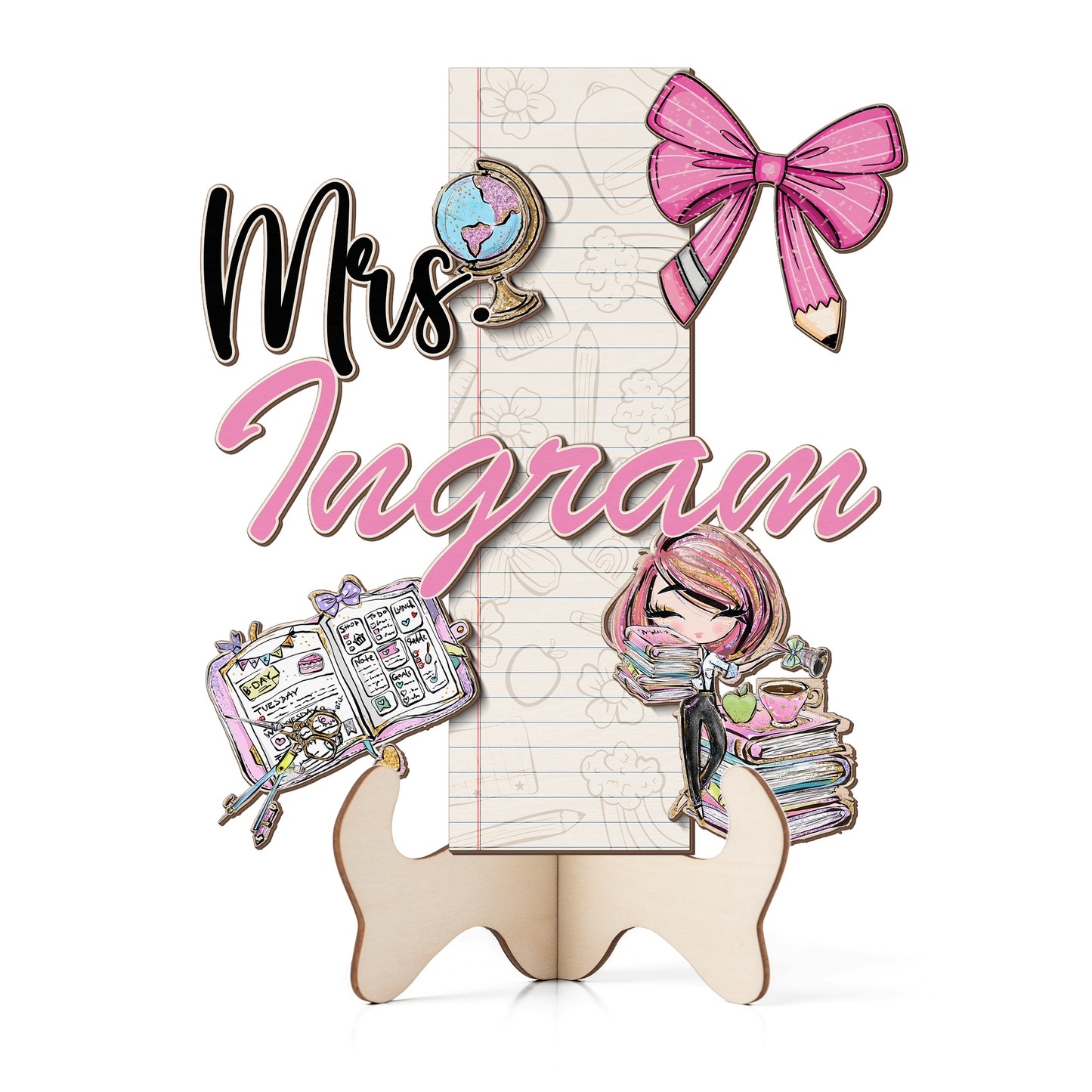 Teacher Letter Sign Letter Mrs I