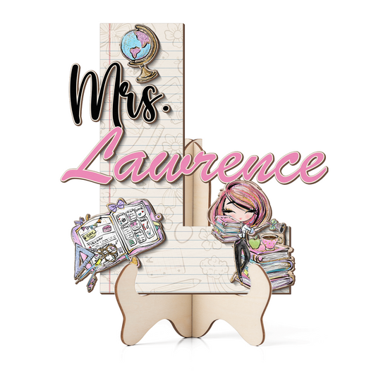 Teacher Letter Sign Letter Mrs L