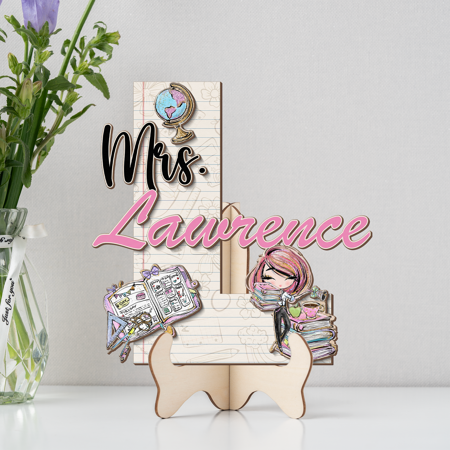 Teacher Letter Sign Letter Mrs L