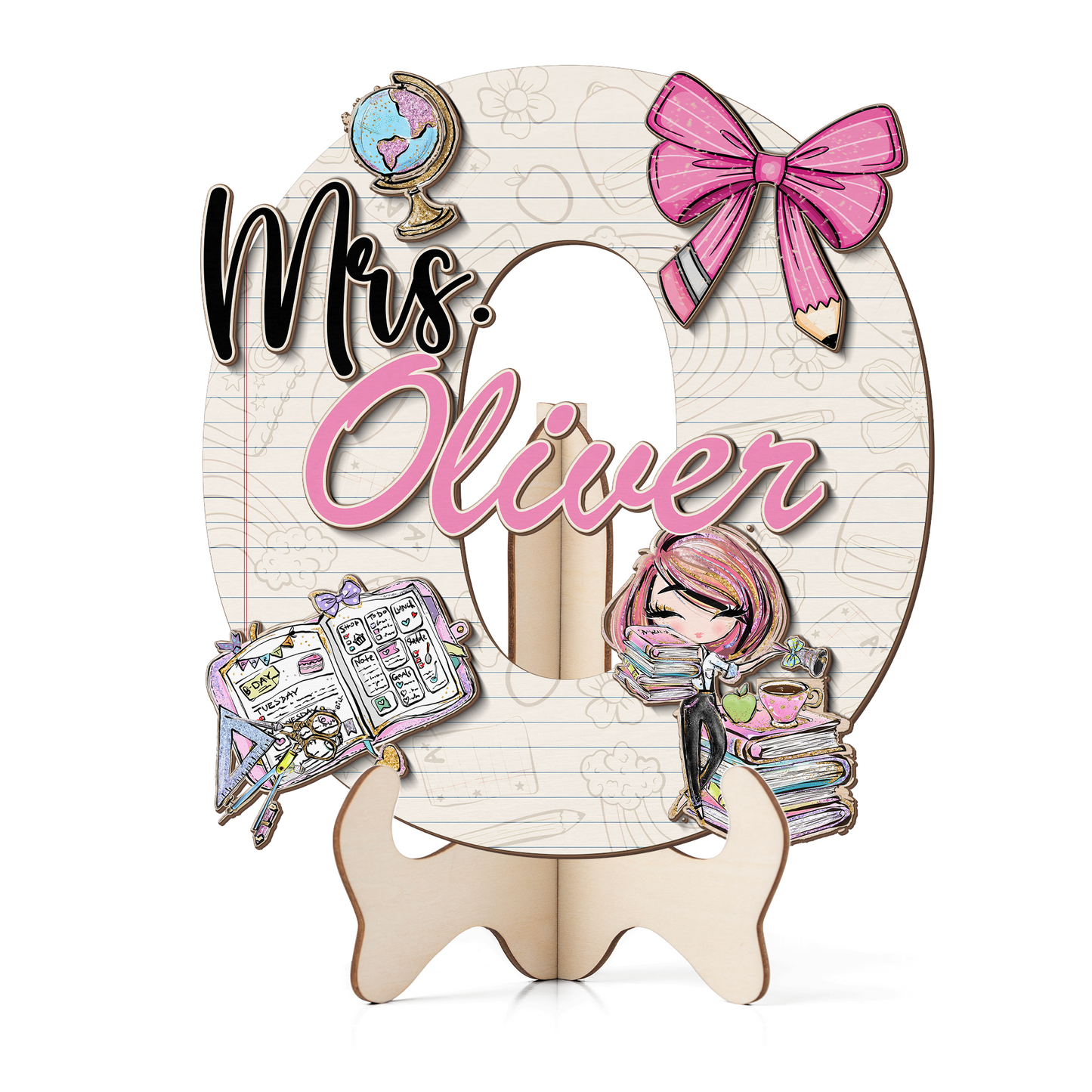 Teacher Letter Sign Letter Mrs O