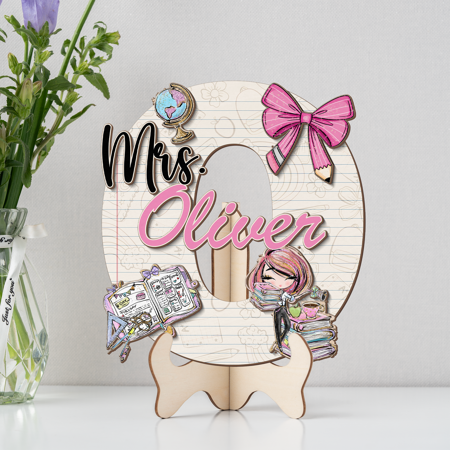 Teacher Letter Sign Letter Mrs O