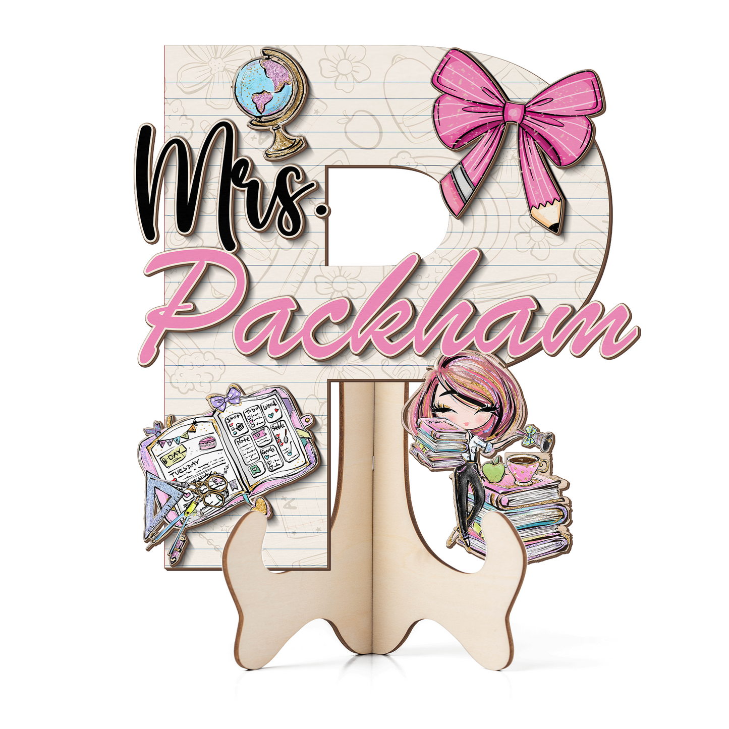 Teacher Letter Sign Letter Mrs P