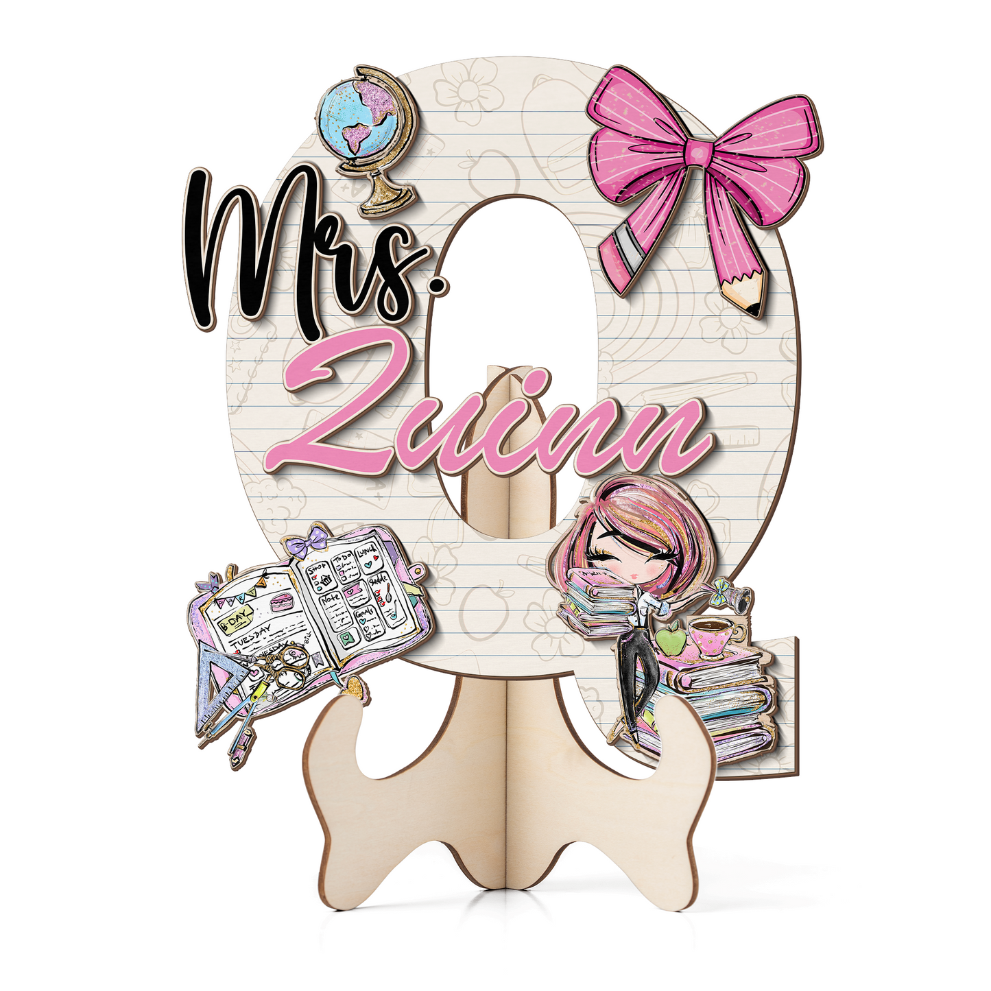 Teacher Letter Sign Letter Mrs Q
