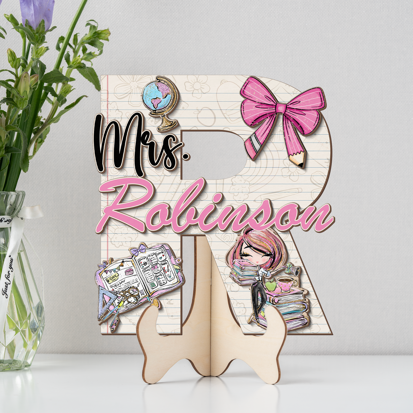 Teacher Letter Sign Letter Mrs R