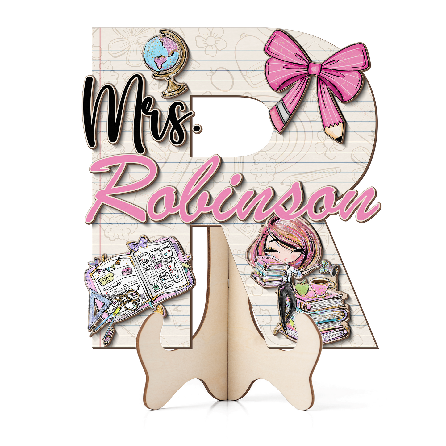 Teacher Letter Sign Letter Mrs R