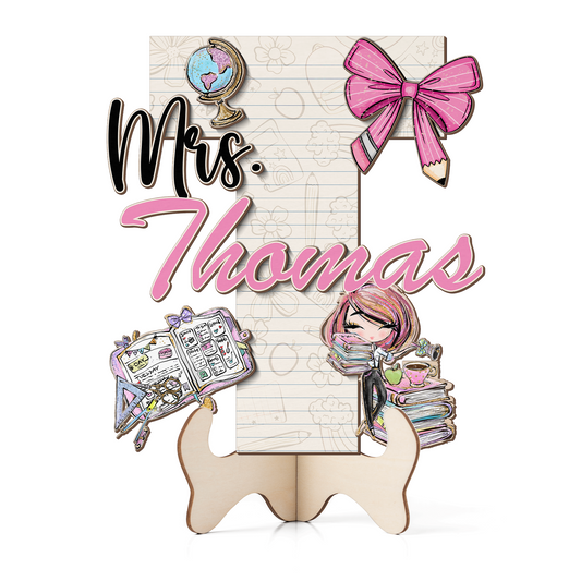 Teacher Letter Sign Letter Mrs T