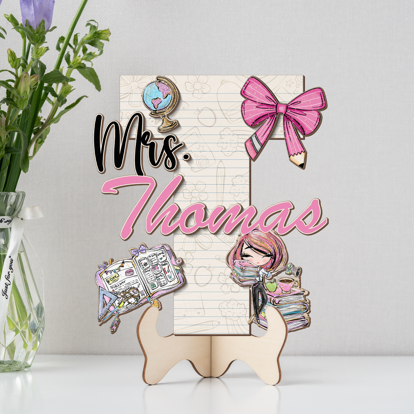 Teacher Letter Sign Letter Mrs T