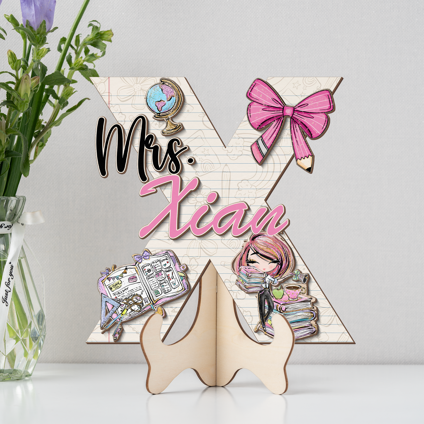 Teacher Letter Sign Letter Mrs X
