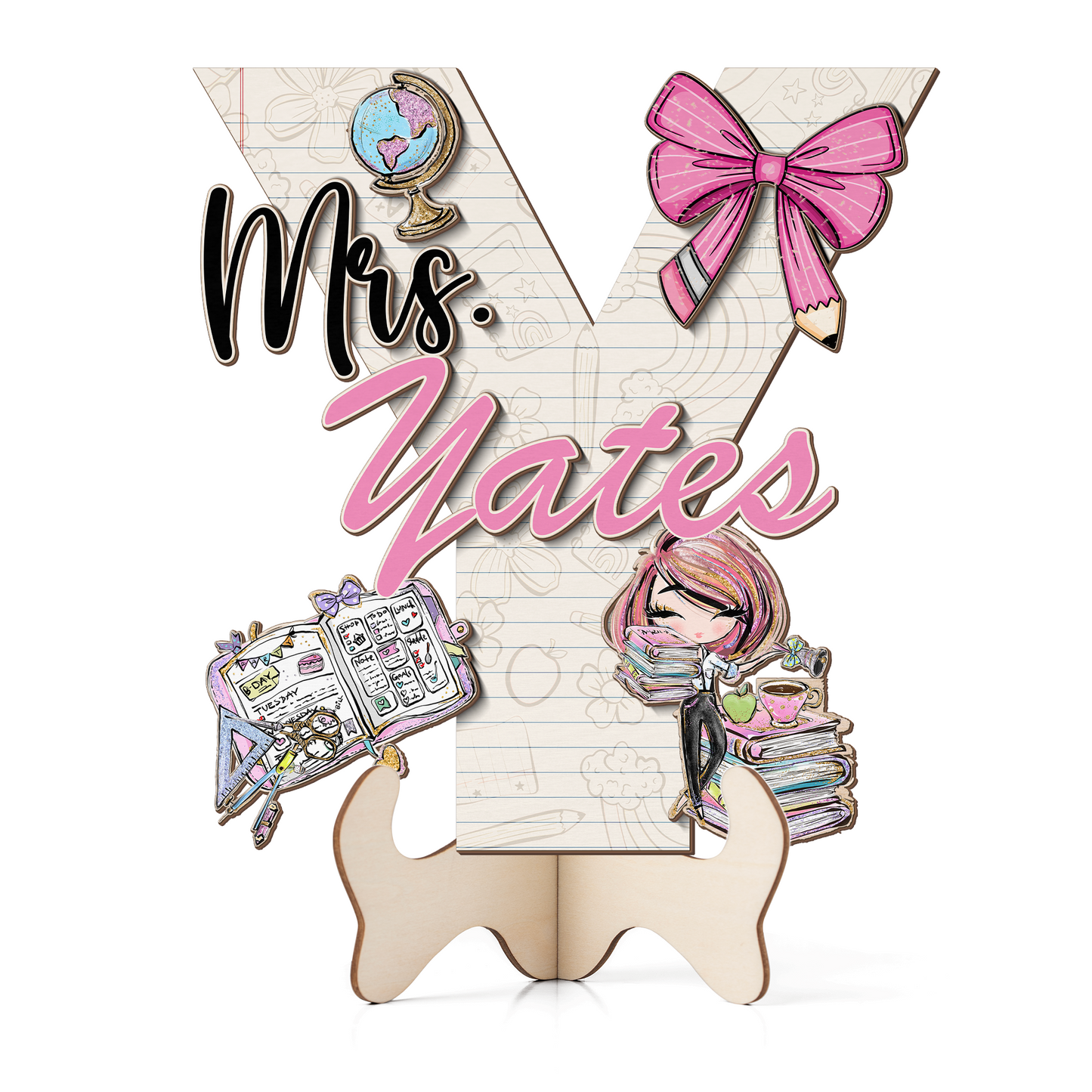 Teacher Letter Sign Letter Mrs Y