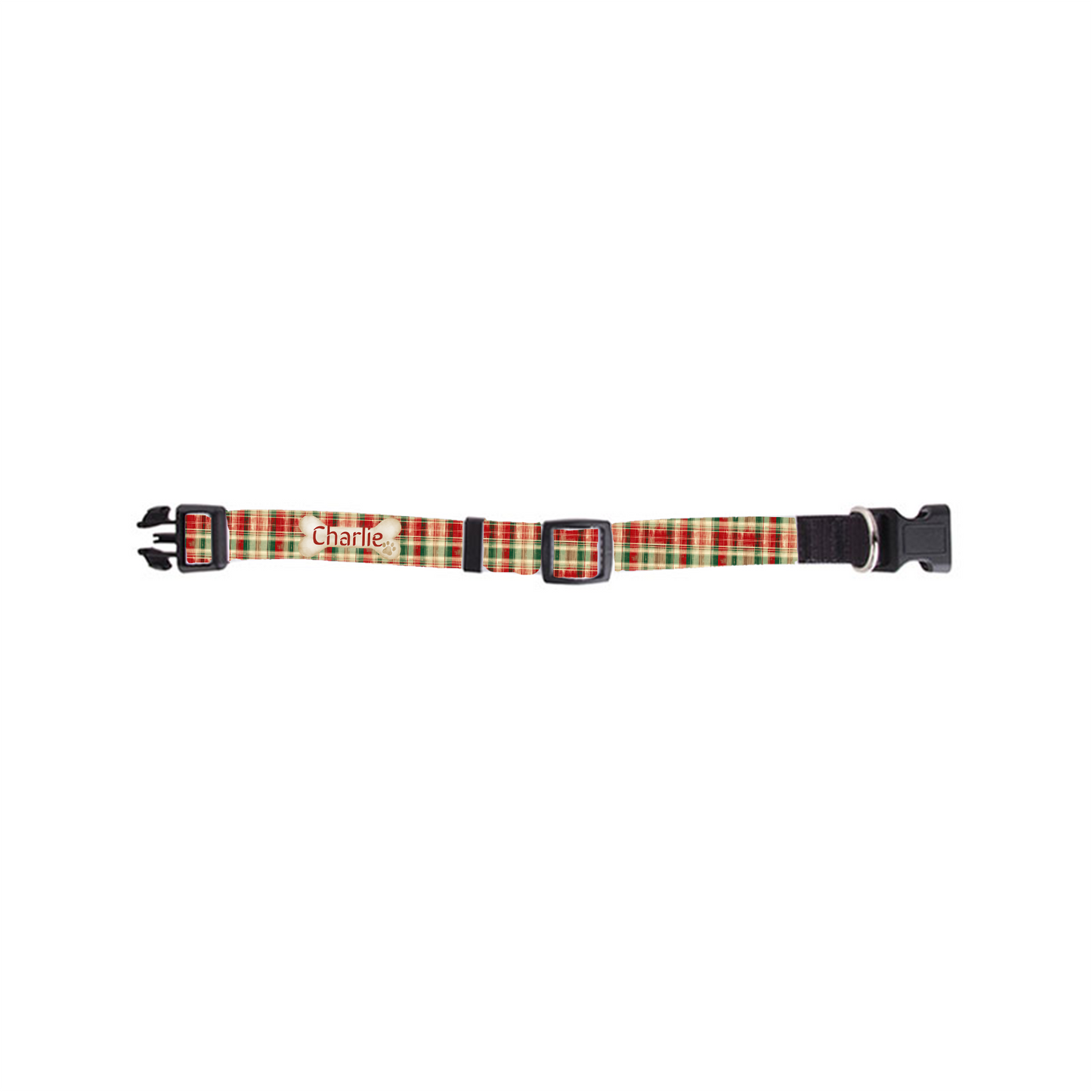 Tartan Collection 8 - Pet Tag Round and Bone Shape, Bandana, Lead, Dinner Bowl, Pet Bed