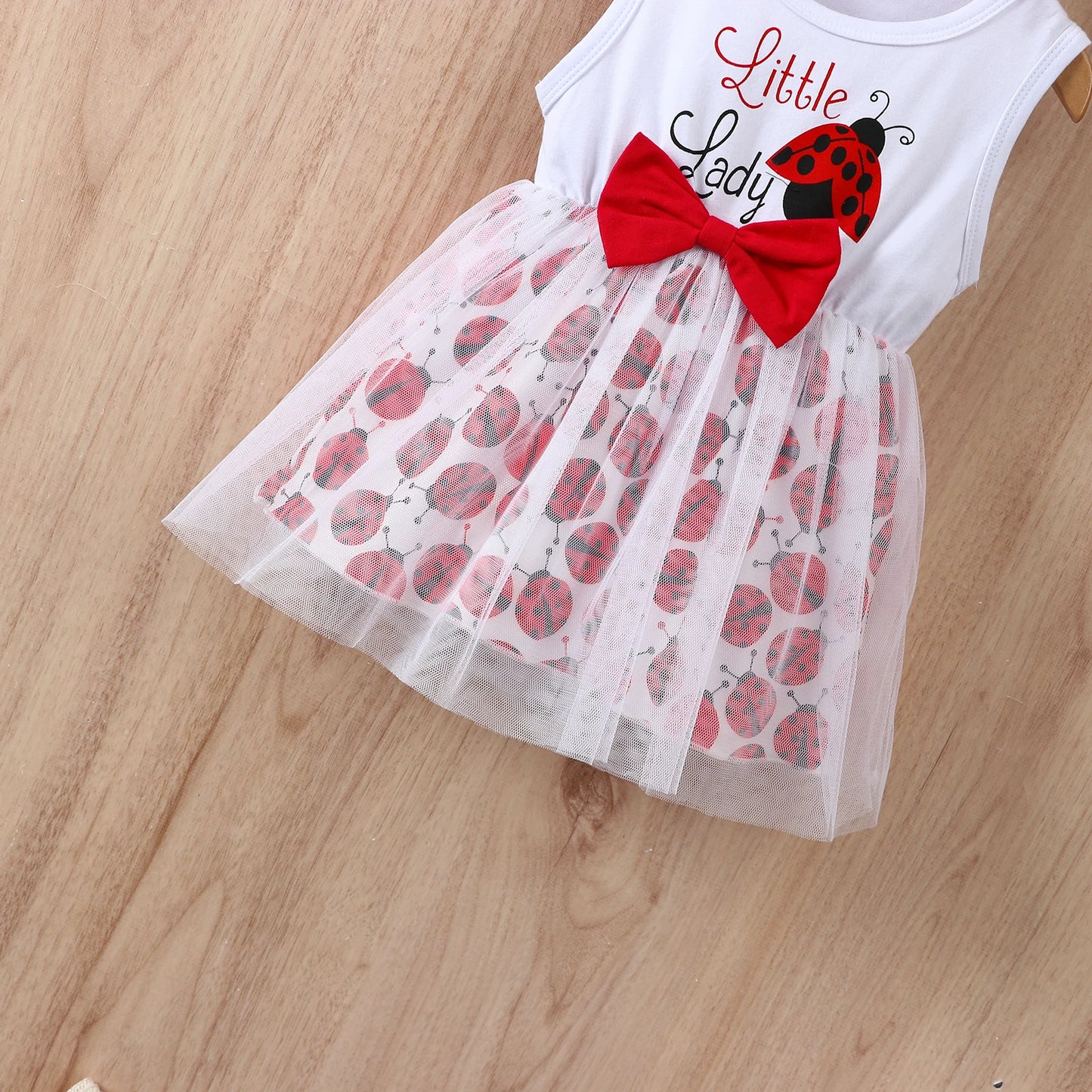 Adorable Summer Dress for Baby Girls: Cartoon Mesh Skirt for a Casual Look Infant Newborn Comfortable Clothes 0-24M