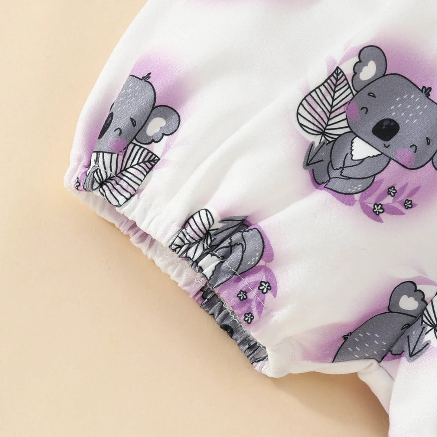 Newborn Baby Girls Clothes Set Cartoon Animal Prints Short Sleeve Romper+Shorts +Headband Summer Lovely 3PCS Outfits 0-2Years