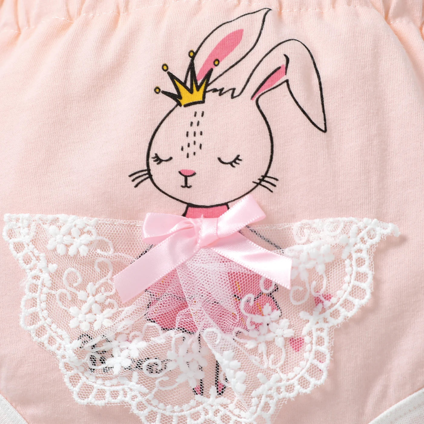 Girls' Sweet 3D Animal Pattern Underwear Set