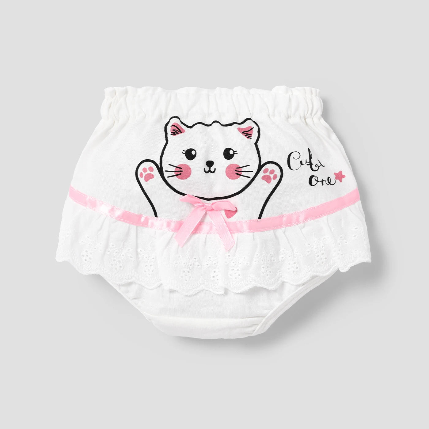 Girls' Sweet 3D Animal Pattern Underwear Set