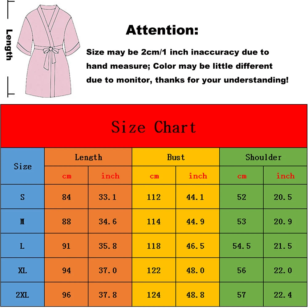 Women Silk Satin Short Night Printing Robe Kimono Robe Fashion Bath Robe Bathrobe Femme Wedding Bride Bridesmaid RobeZK09