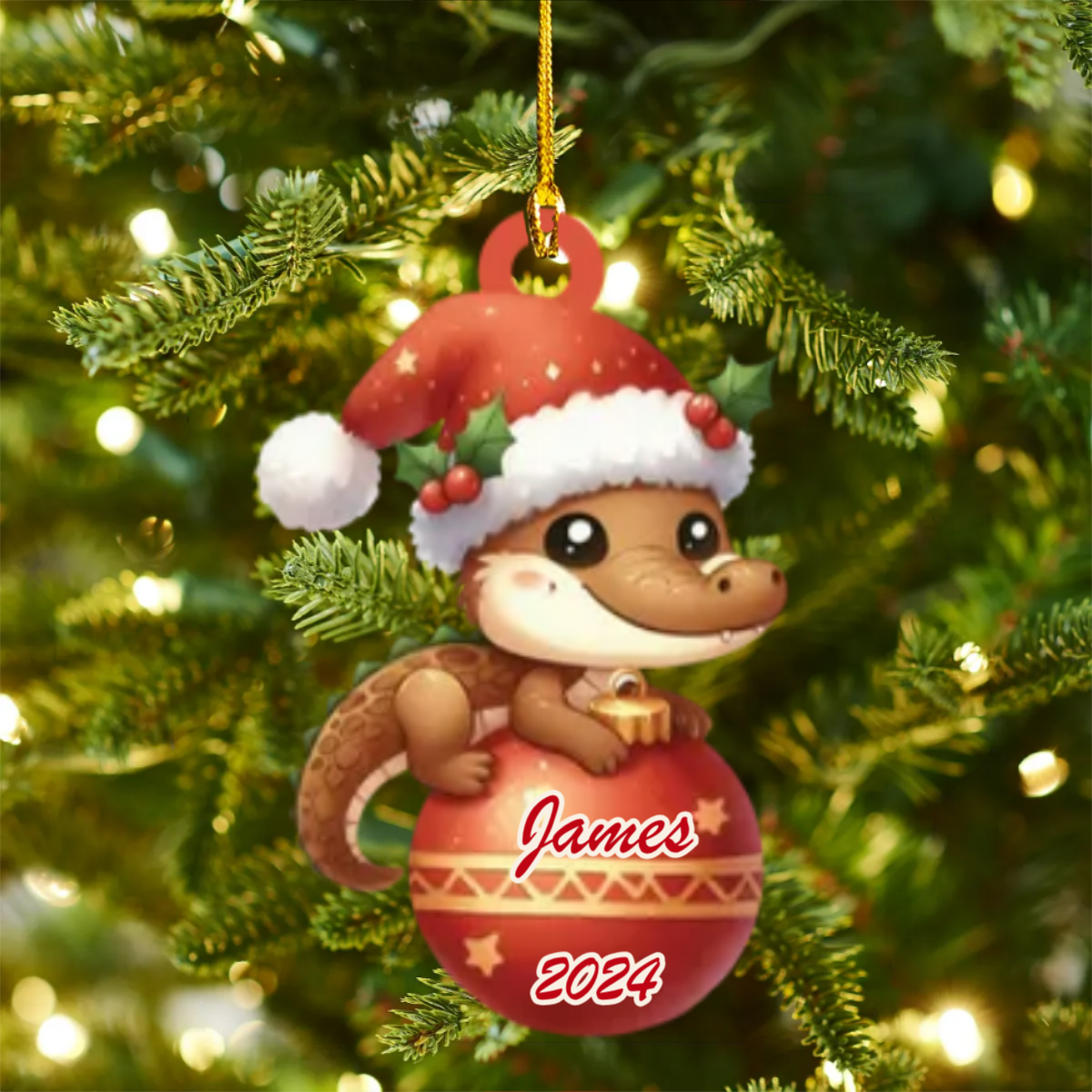 Personalised Animal Bauble Ornaments