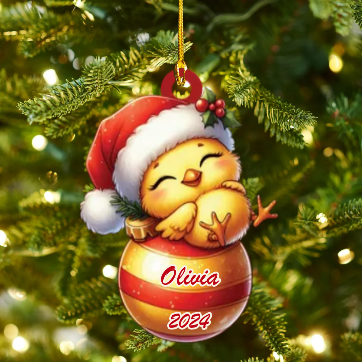 Personalised Animal Bauble Ornaments