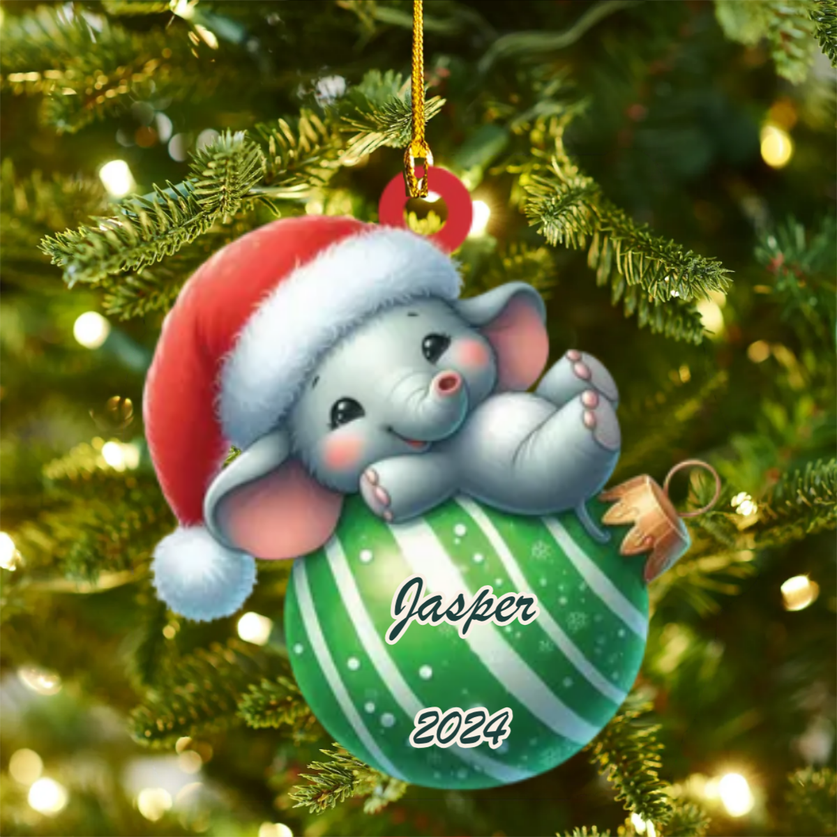 Personalised Animal Bauble Ornaments