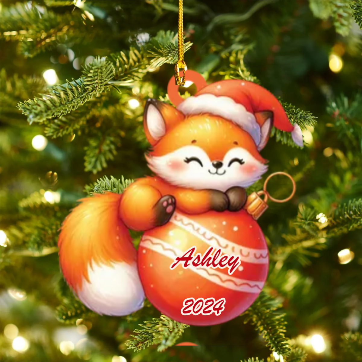 Personalised Animal Bauble Ornaments