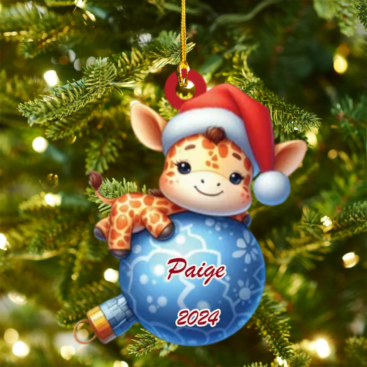 Personalised Animal Bauble Ornaments