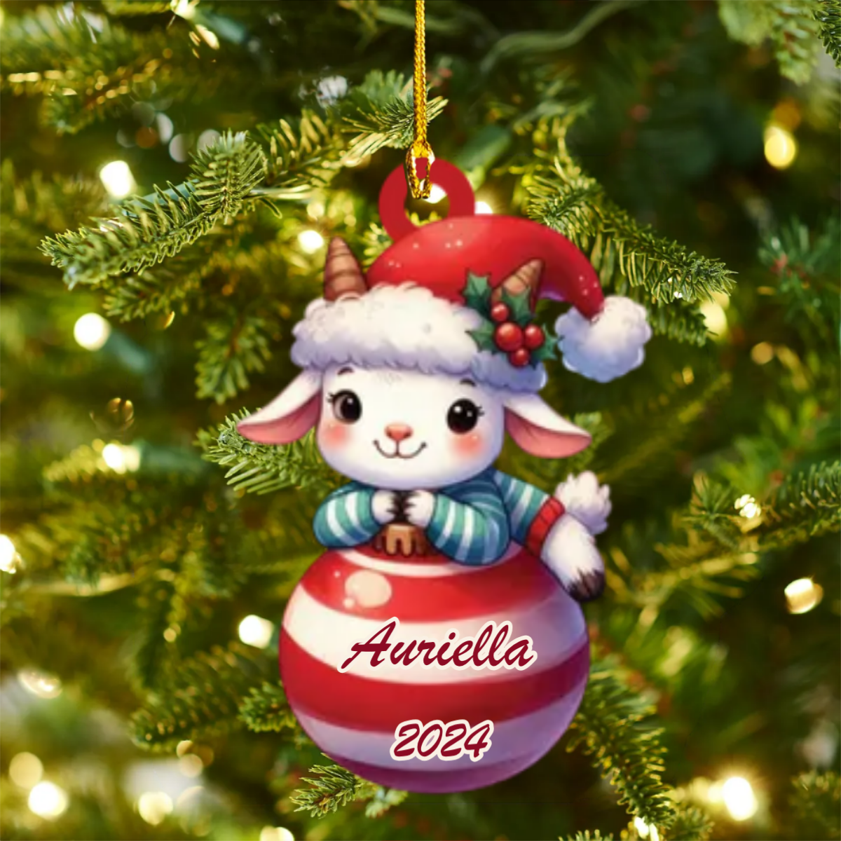 Personalised Animal Bauble Ornaments