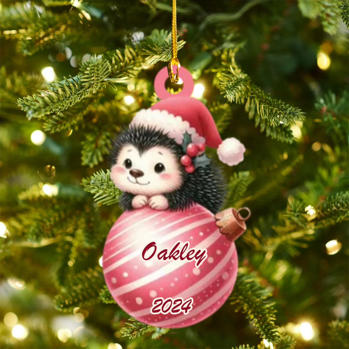 Personalised Animal Bauble Ornaments