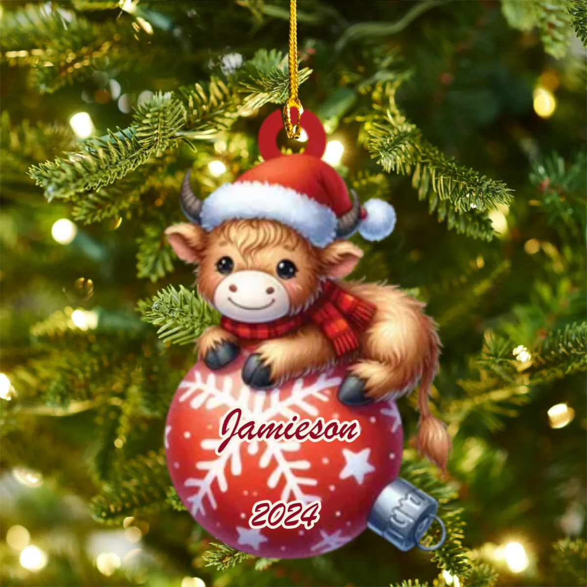 Personalised Animal Bauble Ornaments