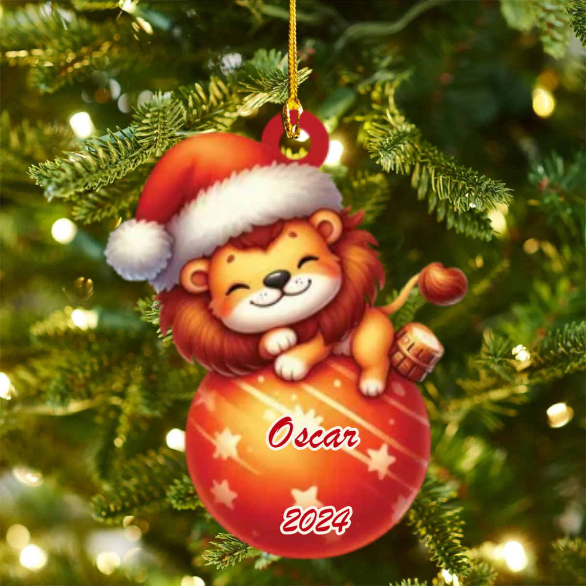 Personalised Animal Bauble Ornaments