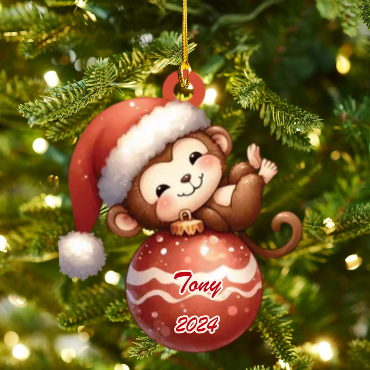 Personalised Animal Bauble Ornaments