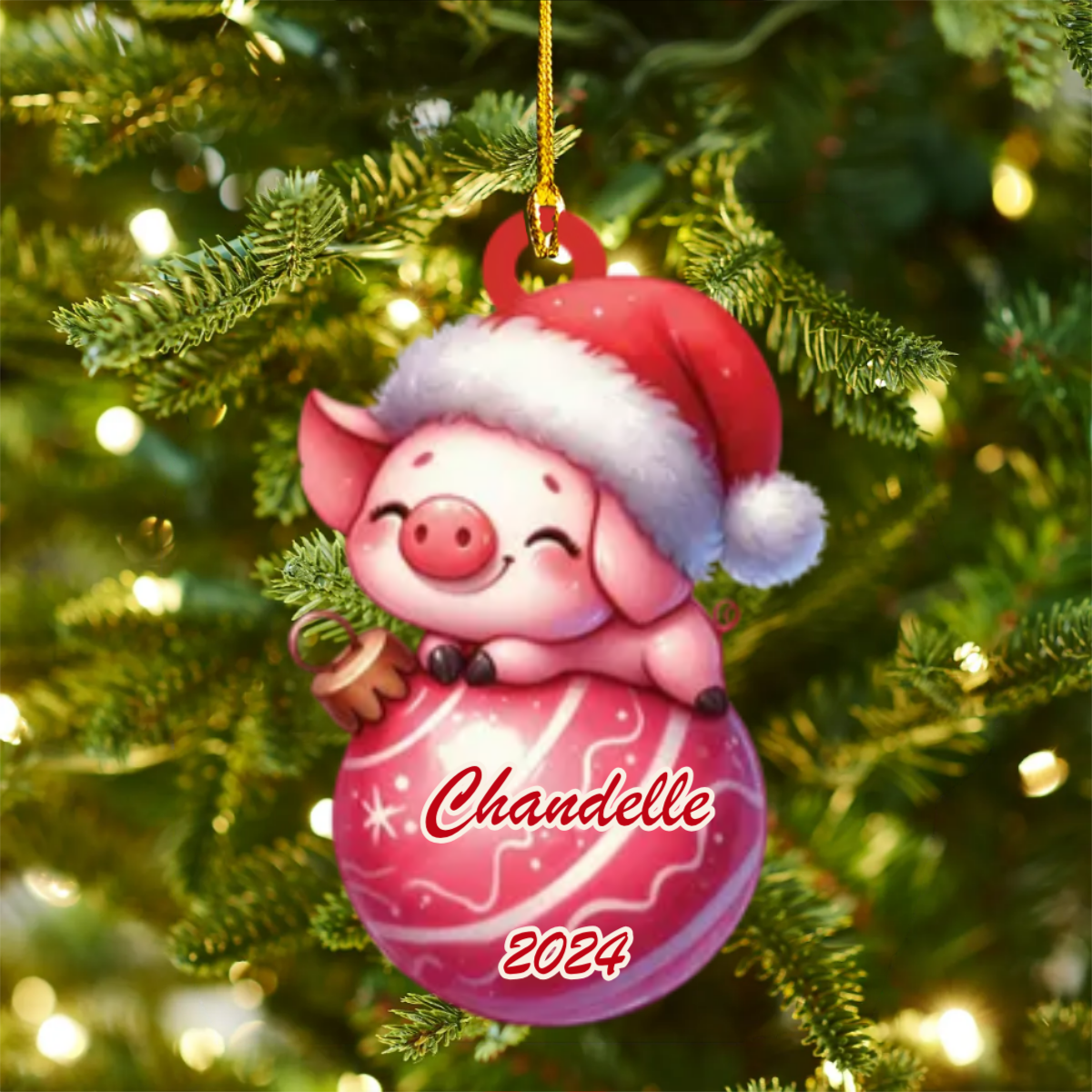 Personalised Animal Bauble Ornaments