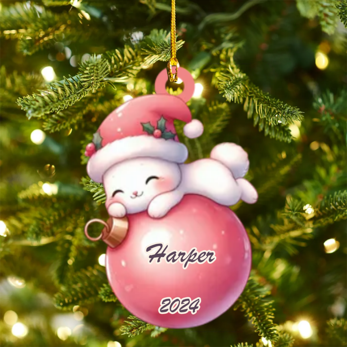 Personalised Animal Bauble Ornaments