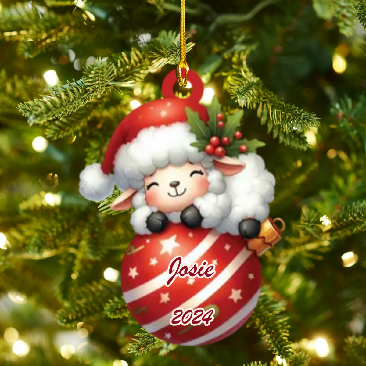 Personalised Animal Bauble Ornaments