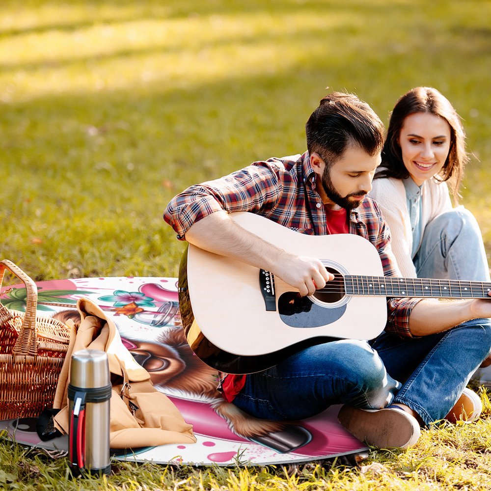 Round Picnic Mat Round outdoor picnic mat