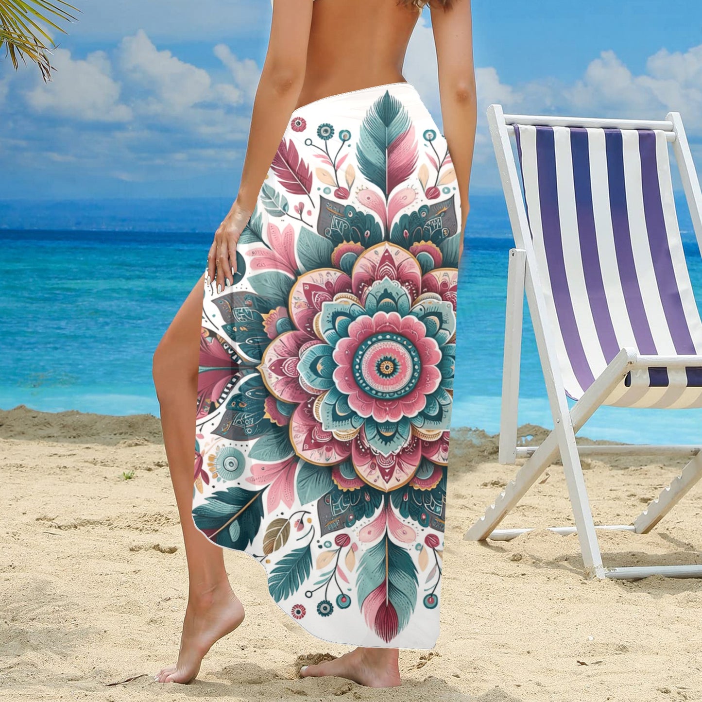 Mandalla_Awd35183 Long Beach Sarong Wrap