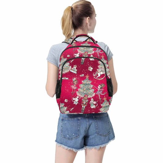 Red Christmas  Multifunction Backpack (1731)