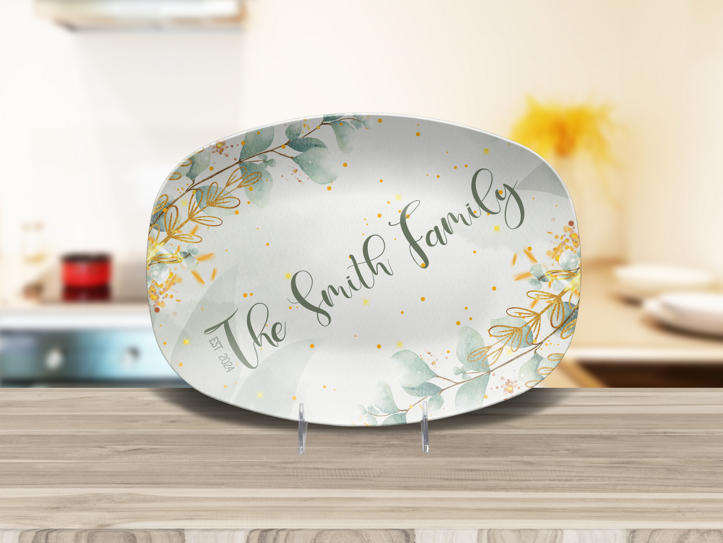 Personalised Name Plate, Personalised Platter, 10"x14" Platter