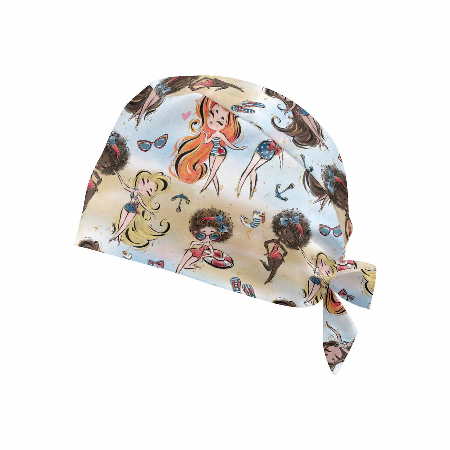 Nurse Scrub Cap Beach Party  Scrub Cap