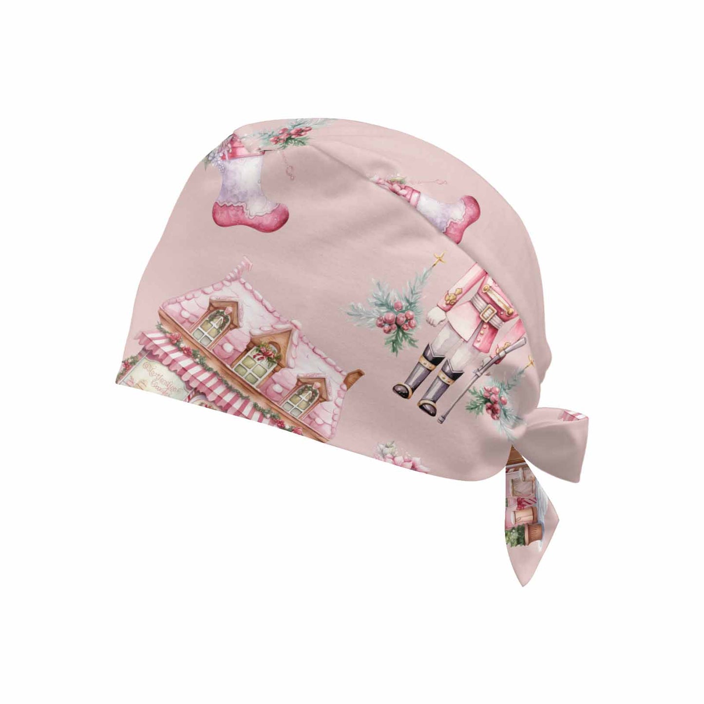 PinkChristmas  Scrub Cap