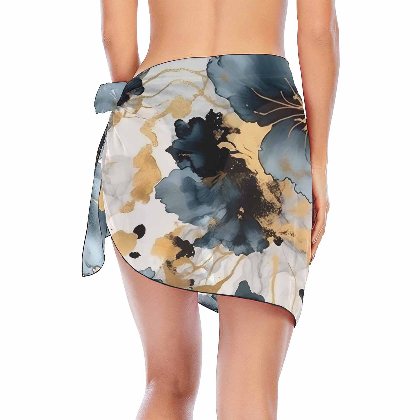 Alcohol Ink  Women's Beach Sarong Wrap