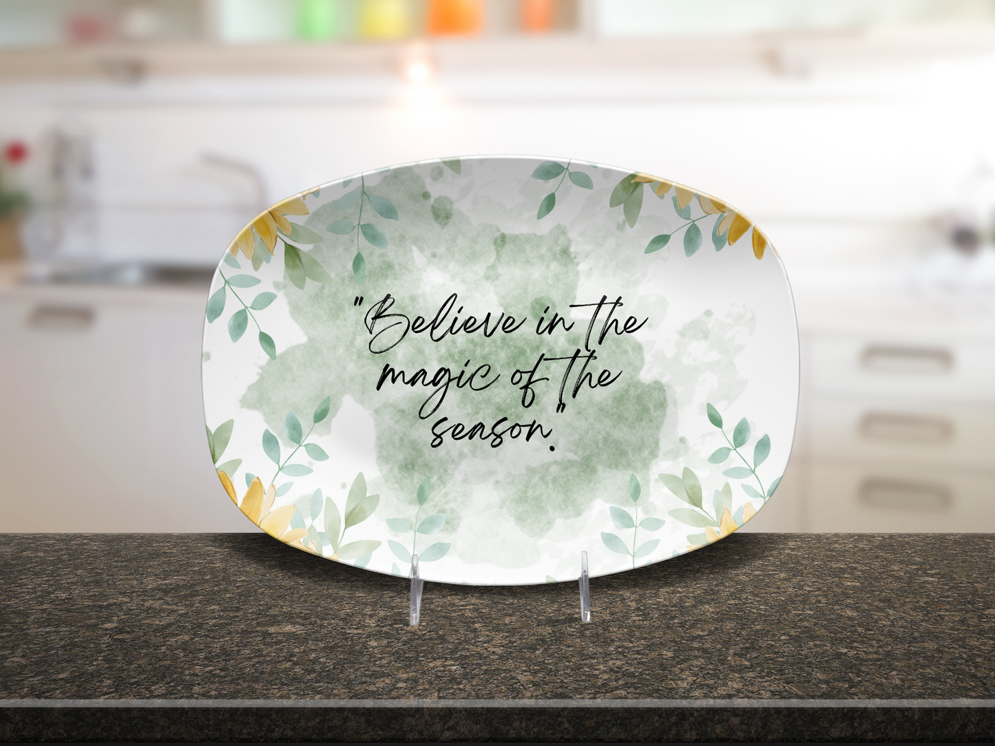 BBQ Platter Believe in the Magic 10"x14" Platter