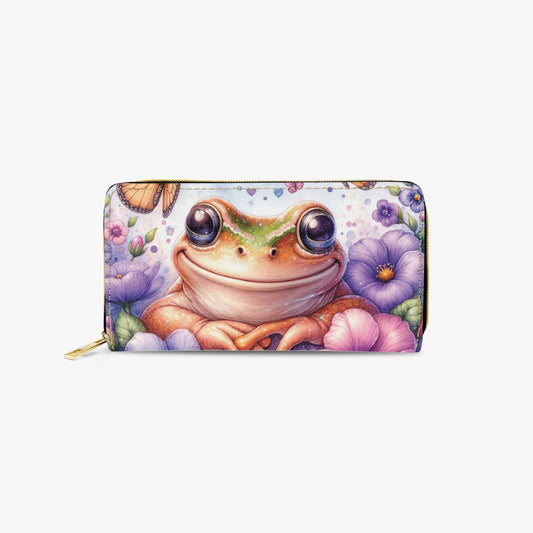 Long Type Zipper Purse - Frog