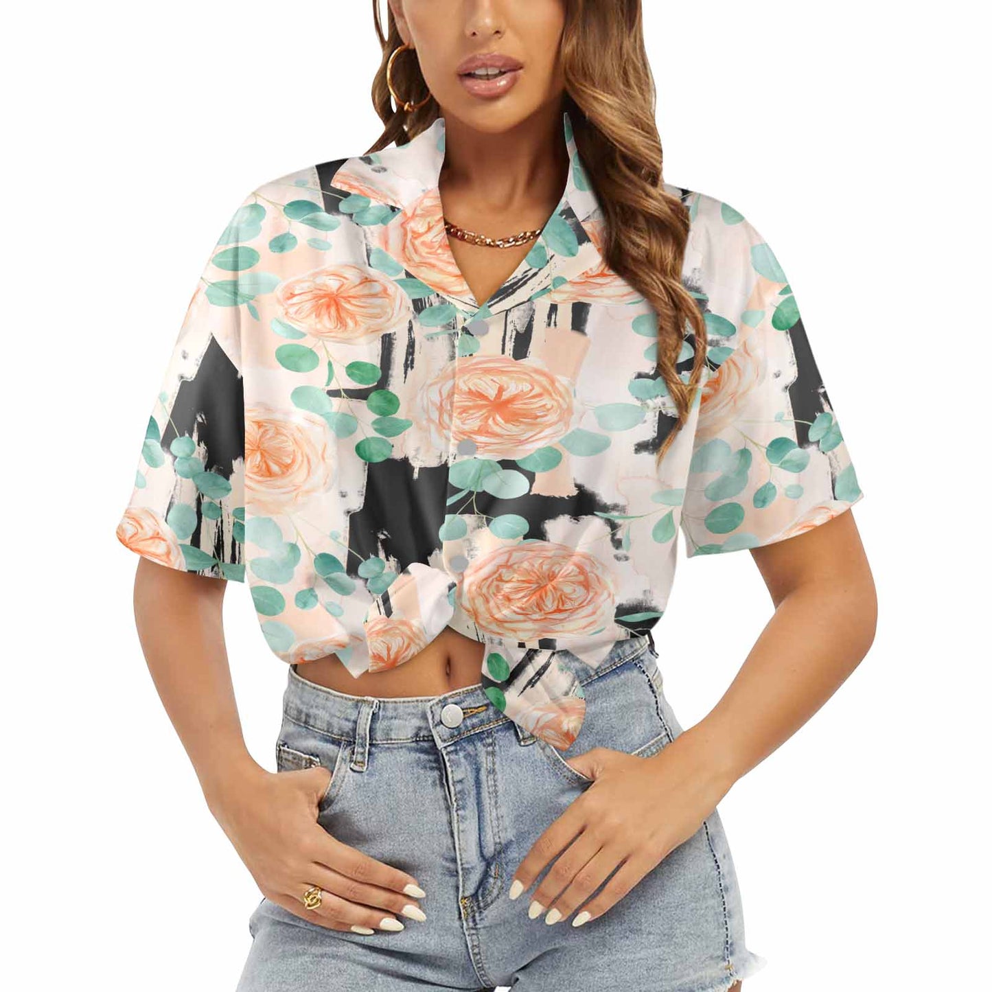 Rose Eucalyptus Women's Hawaiian Shirt