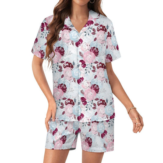 Women's Silk Satin Pajama Set Silk pajama set