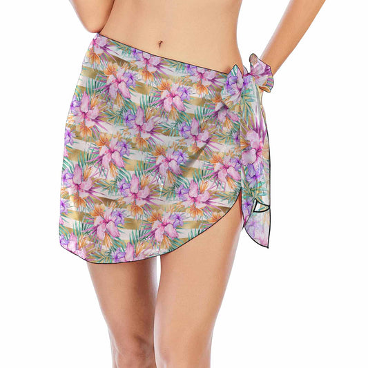 Hibiscus  Women's Beach Sarong Wrap